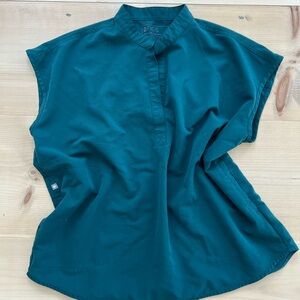Figs Women's Deep Teal Blouse